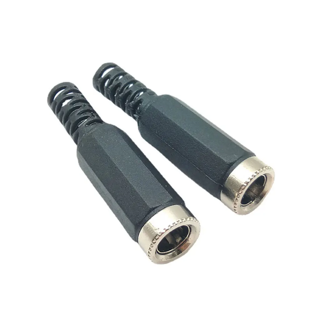 1PCS 5.5 x 2.1/2.5mm DC Power Female Socket Welding DC Plug Jack 5.5*2.1/2.5mm Soldered Barrel Connector for DIY Projects