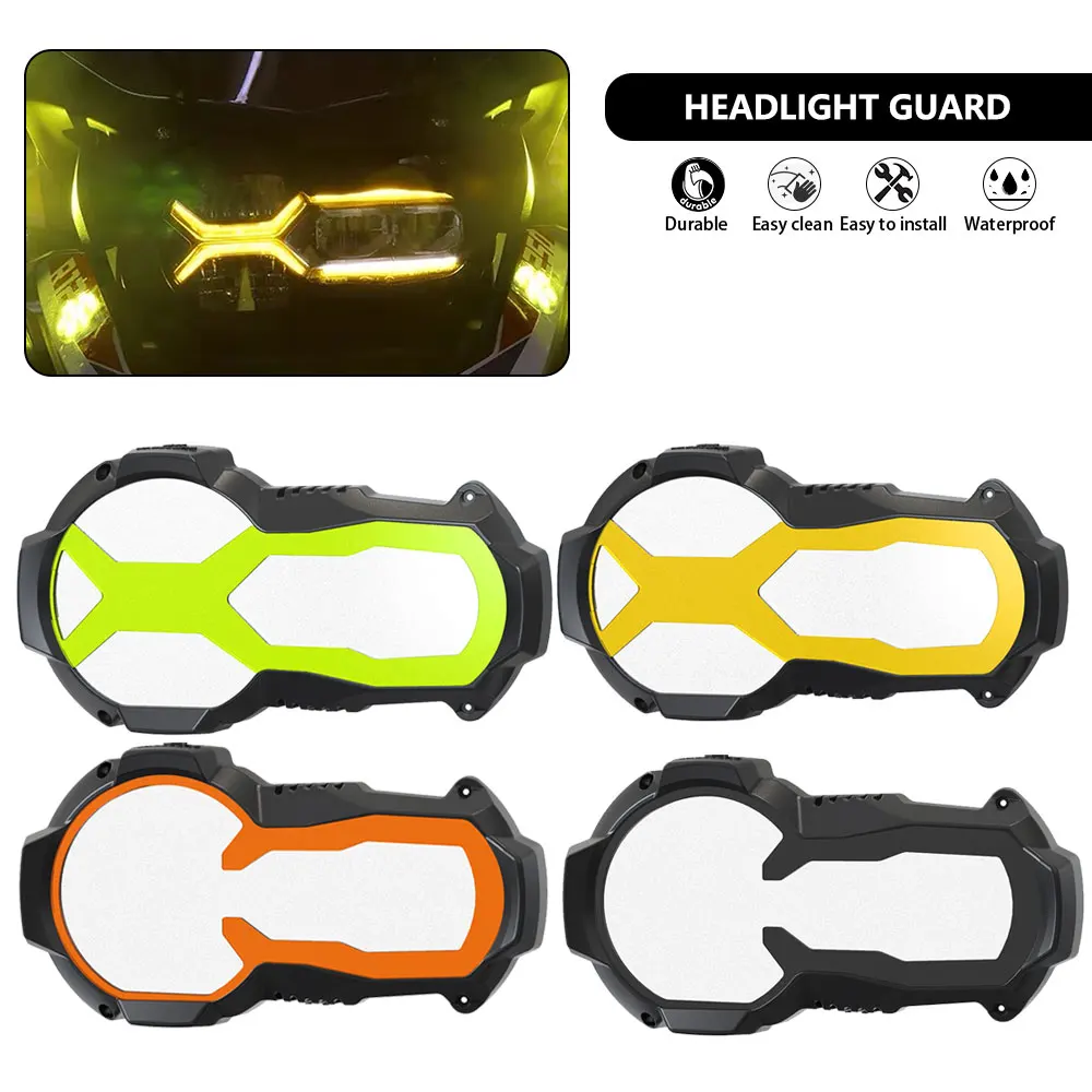 

GSA 1250 Motorcycle Headlight Guard Protector Lens Cover For BMW R1200GS R1250GS LC ADV R 1250 1200 GS adventure 2014- 2023 2024