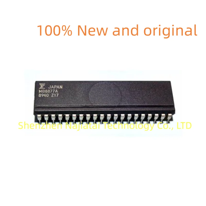 1PCS/LOT 100% New Original MB8877A MB8877 DIP40 IC Chip