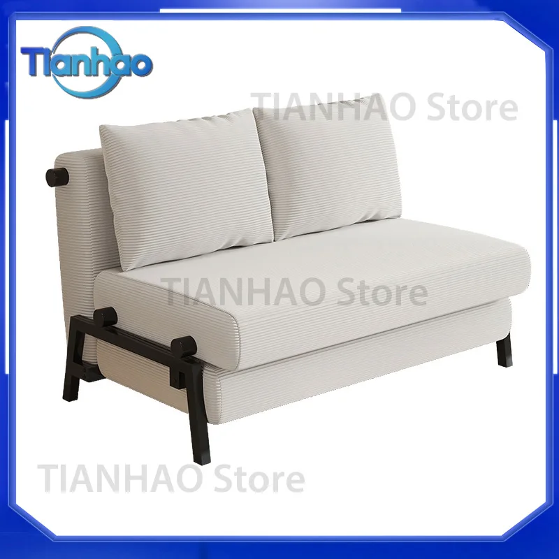 Folding Sofa Bed for Dual-Purpose Multi-Functional Push-Pull Use Household Living Room Balcony Single Retractable Integrated