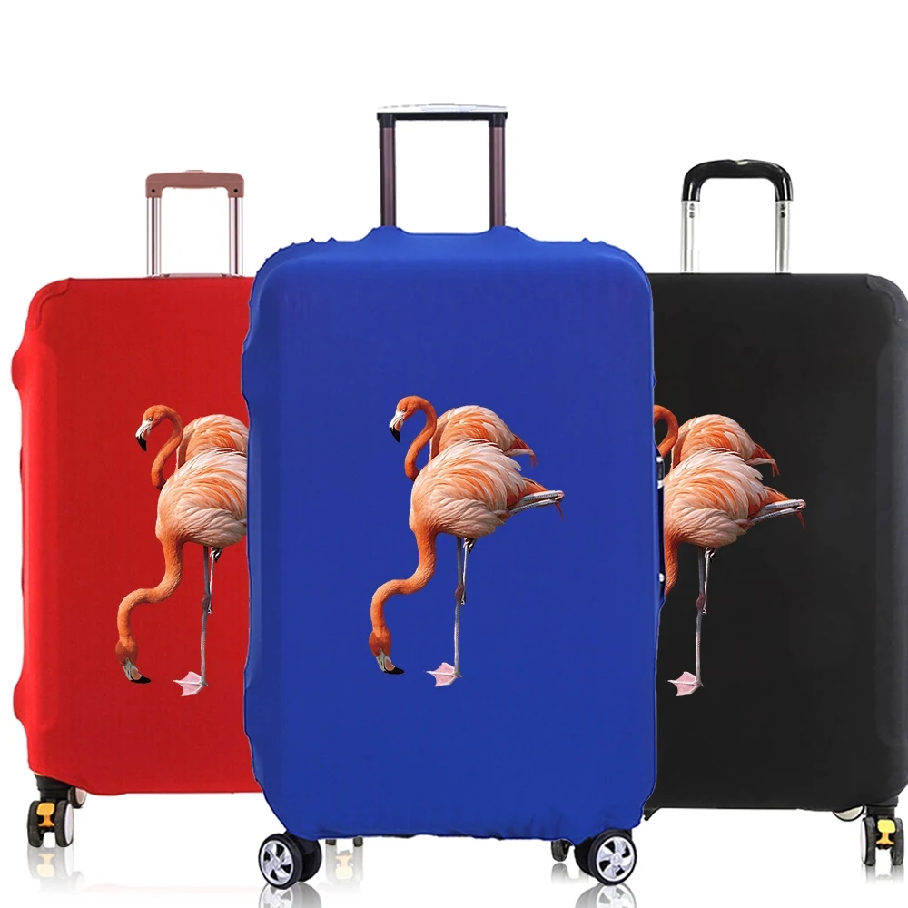 Luggage Cover for 18-30 inch Suitcase Elastic covers Baggage protective case Travel Accessories Dust cover Flamingo Pattern