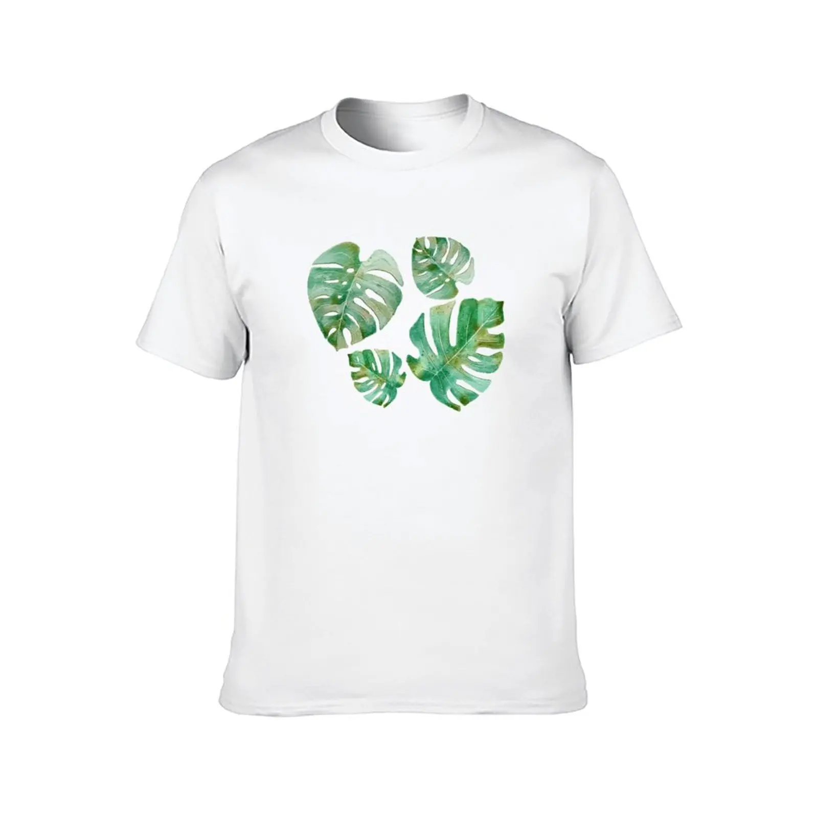 Cute leaves, monstera T-Shirt anime tshirt summer tops fruit of the loom mens t shirts