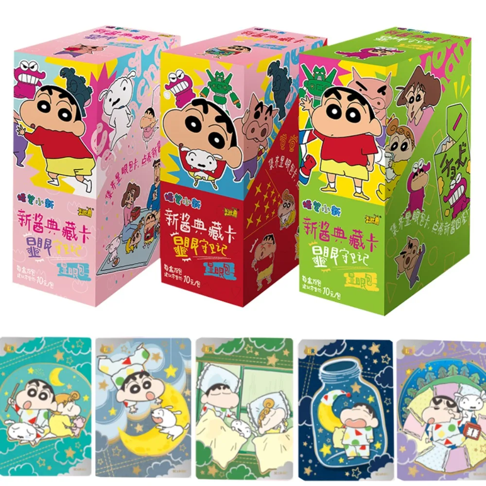 

Original Crayon Shin-chan Card For Children Comic Anime Nohara Shinnosuke Nohara Misae Limited Game Collection Card Kids Gifts