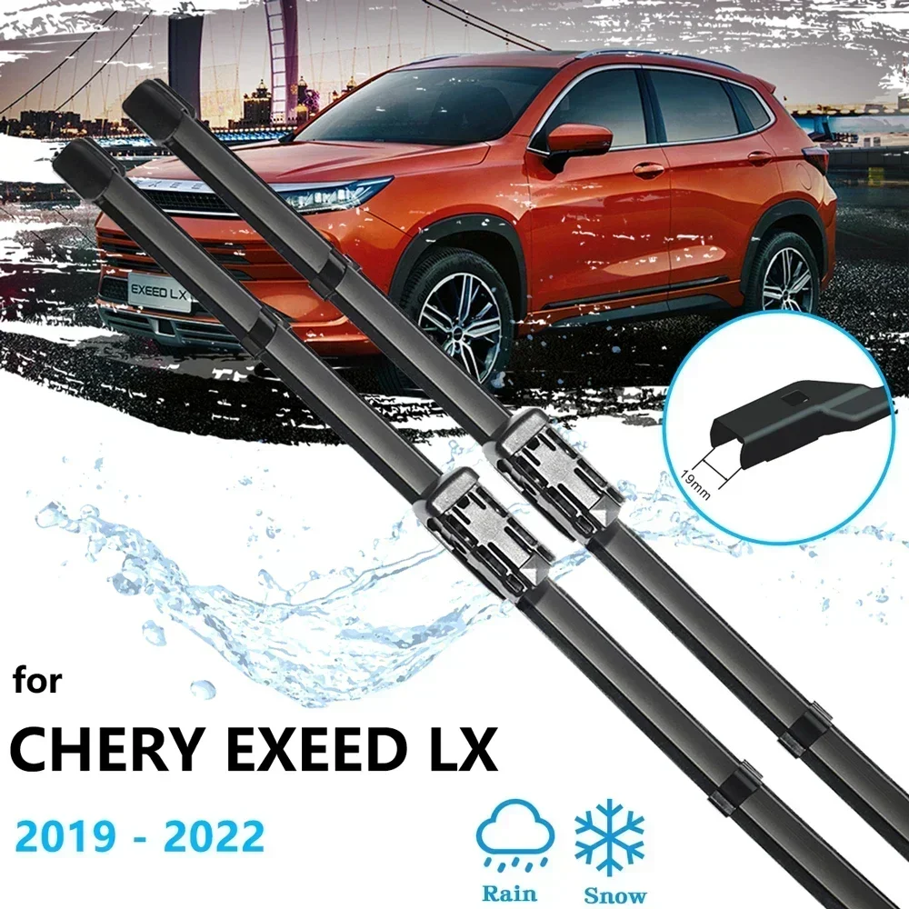 For Chery Exeed LX 2019 2020 2021 2022 Car Wiper Strip Blades Brushes Decorative Tool Accessories Auto Cleaning Product Parts