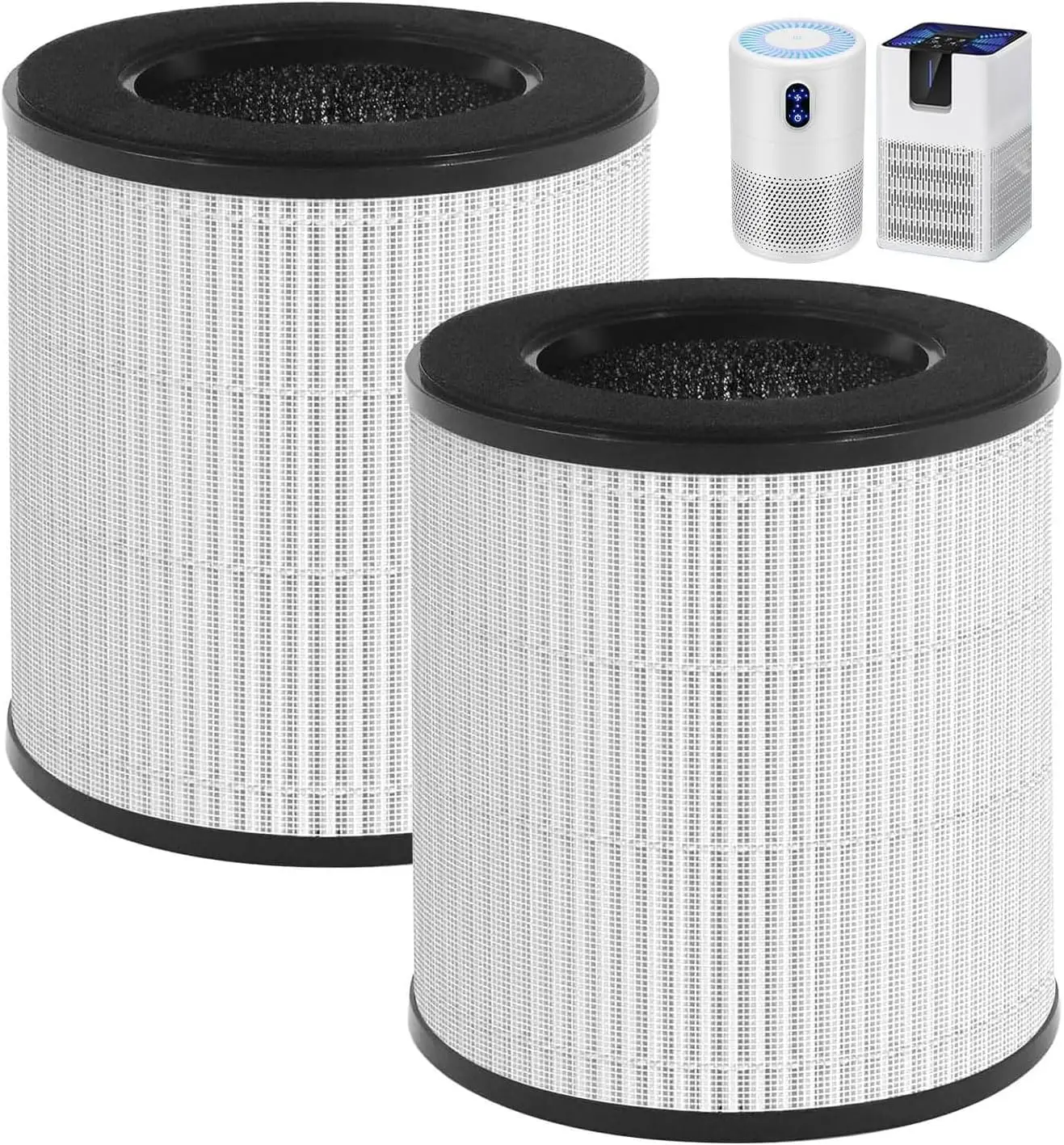 

Комплект из 2 сменных фильтров B-D02L H13 True HEPA, совместимых с очистителями воздуха моделей MOOKA B-D02L и M05, в комплект входит