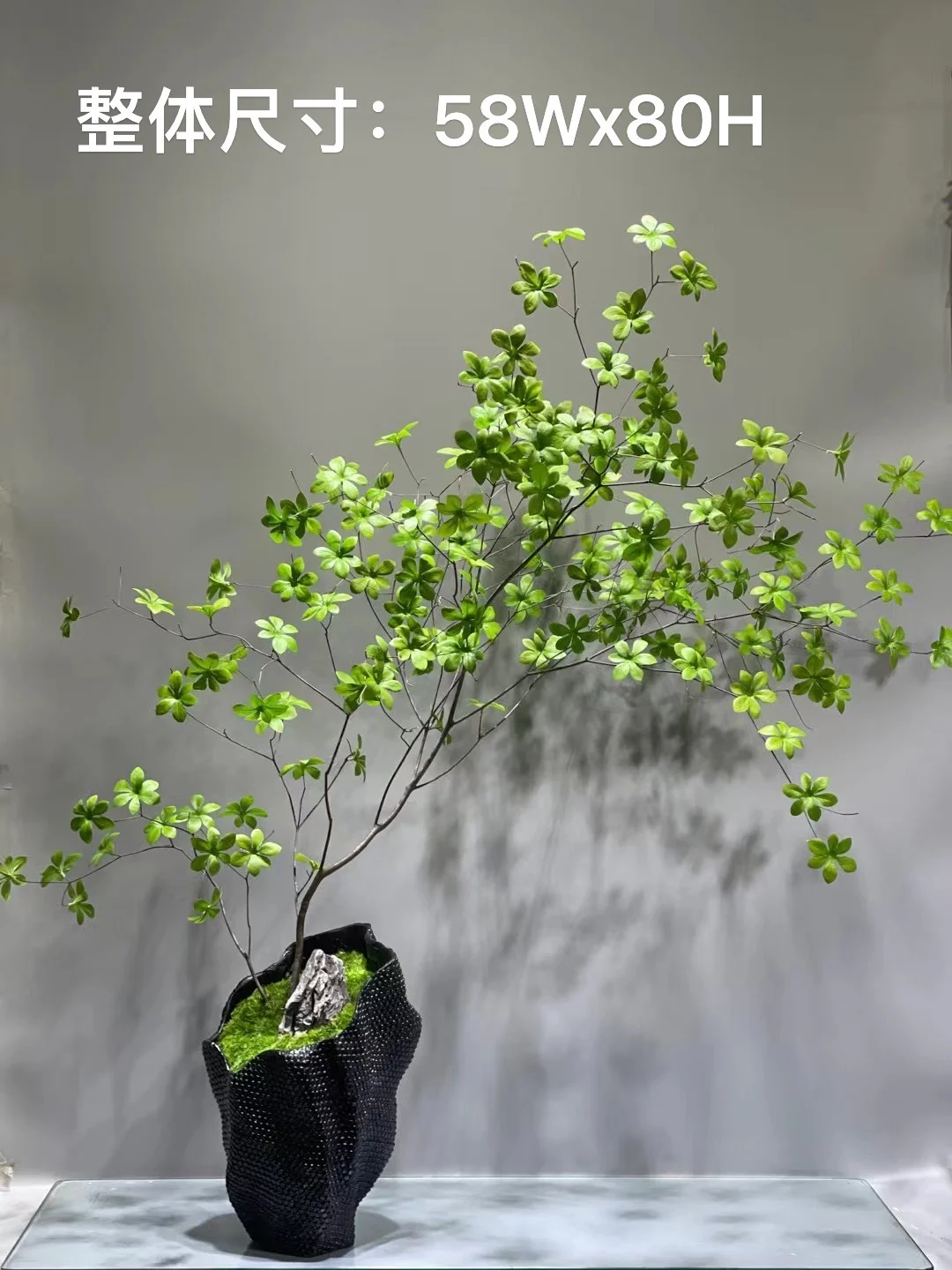 Factory Direct 2026 New Chinese simulation plant Japanese hanging bell fake green plant potted plant indoor decoration floor sim