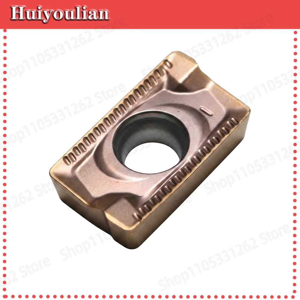 10 Pcs APMT1604PDER 76 Carbide Milling Insert R08 Universal Cutter for Carbon Steel Quenched Stainless 201/304/316
