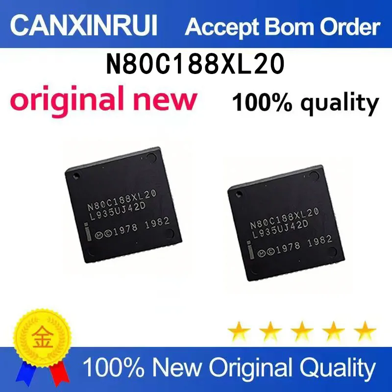 

(5-100 pieces)Brand new original N80C188XL20 PLCC68 spot chip IC