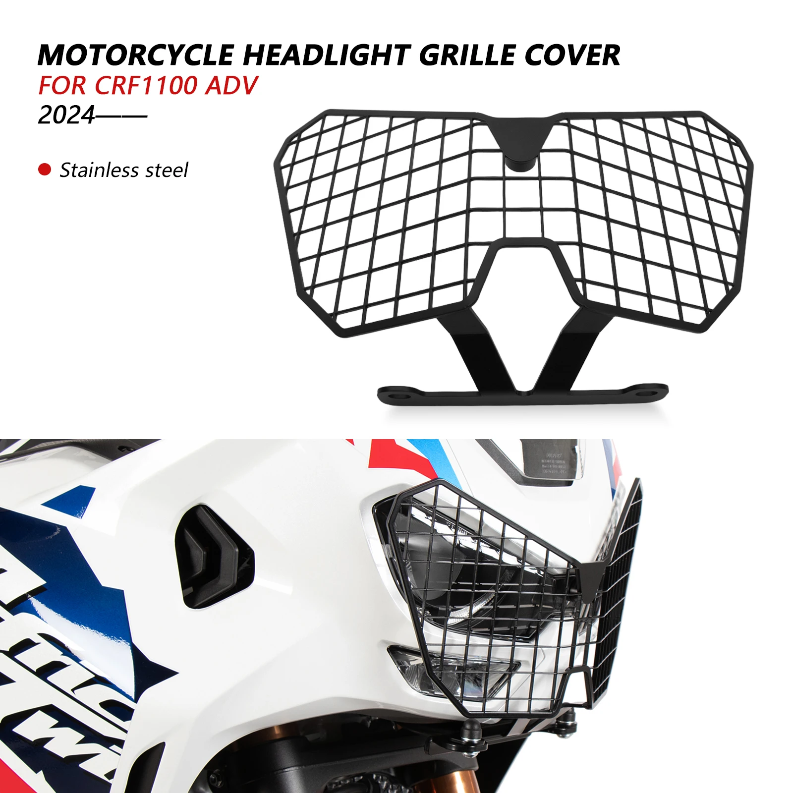 

ДЛЯ CRF1100 ADV 2024 2025 крышка фар мотоцикла CRF1100L Africa Twin Adventure Sports решетка фар защита