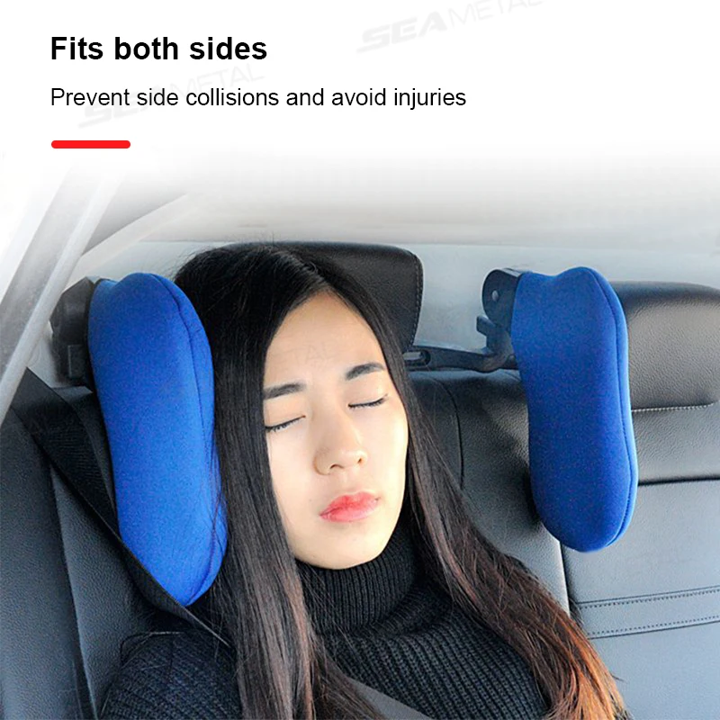 Car Kids Head Pillow Cushion Interior Rear Seat Headrest Pillow Head Hold For Travel Sleep Nap Child Protector Neck Rest Pillows