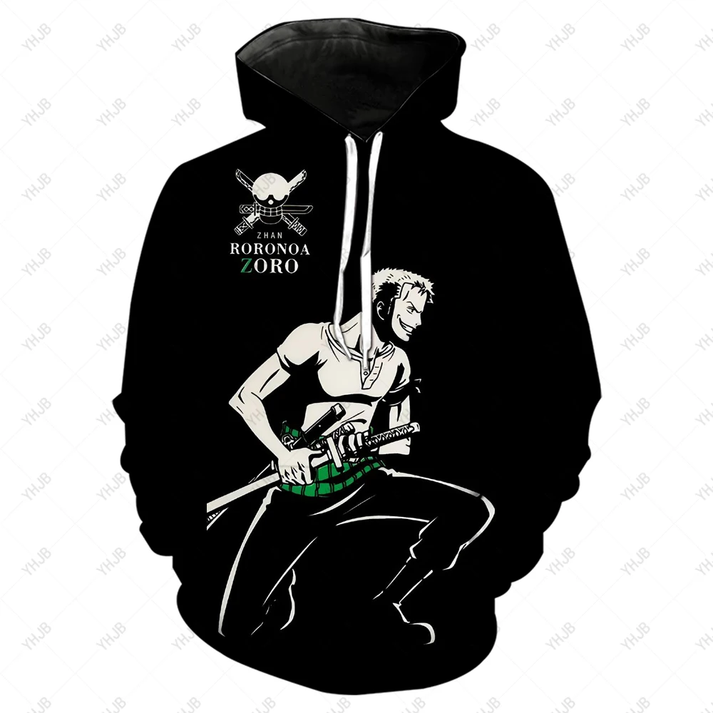 

Hot-selling Autumn Trendy and Versatile Fashionable One Piece Anime Character Peripheral Printed Pullover Sweatshirt For Boys