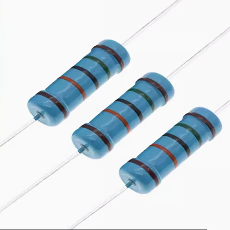 2W metal film resistor package: 1% accuracy 130 kinds of common resistance values (1k~3M) 5 pieces per model a total of 650PCS