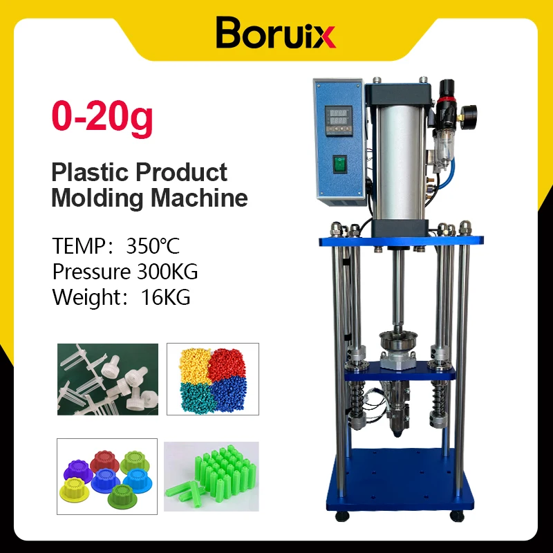 

Bruix 20g Pneumatic Vertical Production Machine Temperature 350 Degrees Celsius Plastic Injection Molding Machine for PE/PP/PC