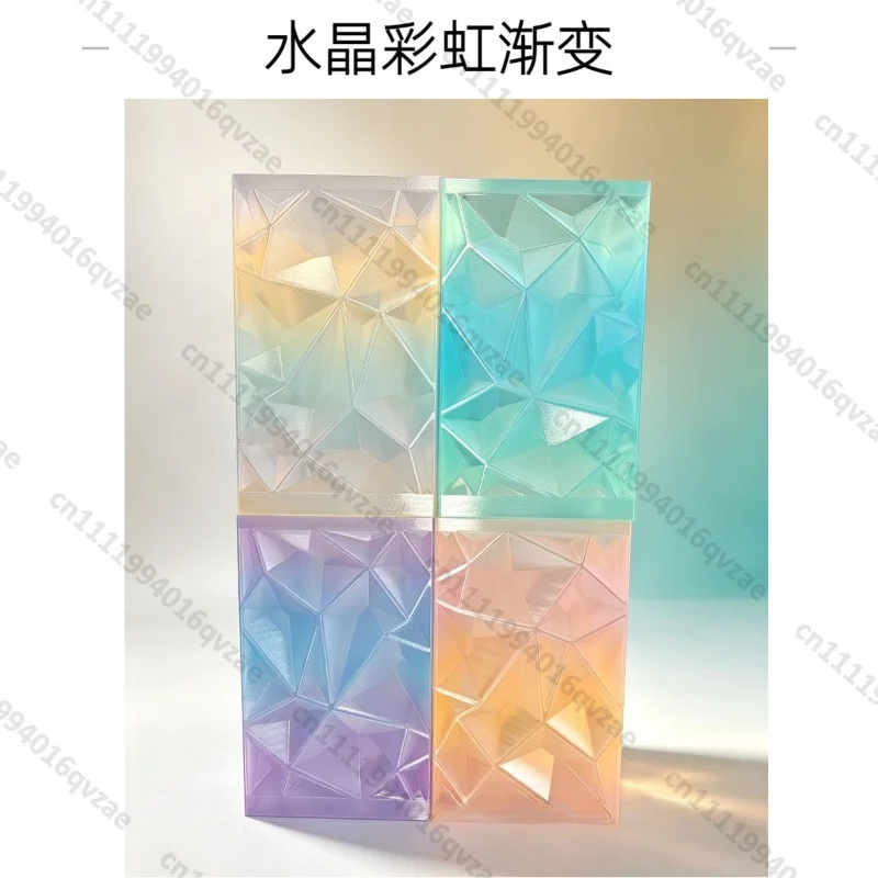 Sanci 3D printing consumables PLA transparent crystal rainbow 1.75mm wire diameter universal 1KG suitable for Tuozhu Creation