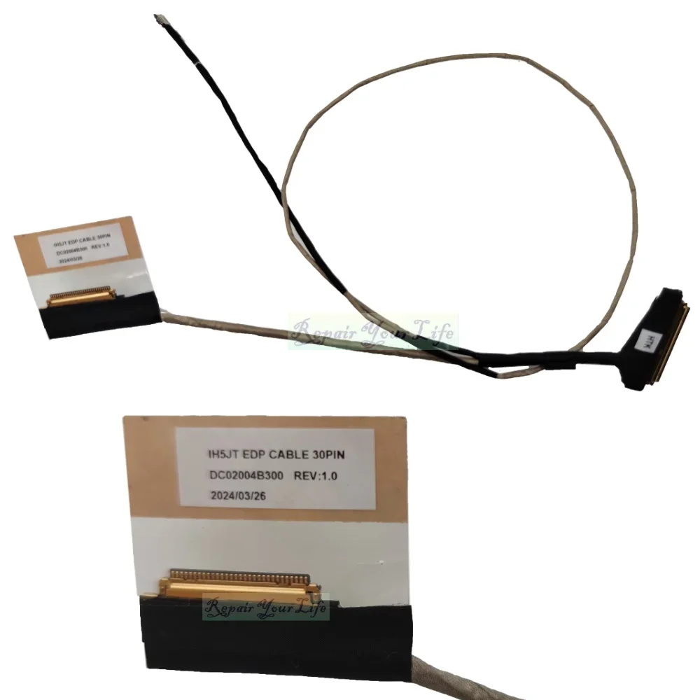 Imagem -05 - Cabo de Tela Led para Acer Aspire A51558p-574p A515-58m37s4 30pin Vídeo Lcd Lvds Ih5jt Cabo Edp Dc02004b300 Novo