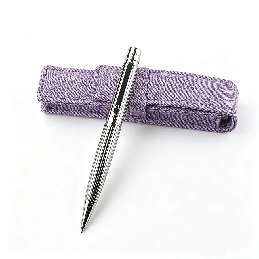 Luxury Retractable Metal Ballpoint Pen Multi‑color Click Type Stainless Steel Ball Pen Business Birthday For Office Collection