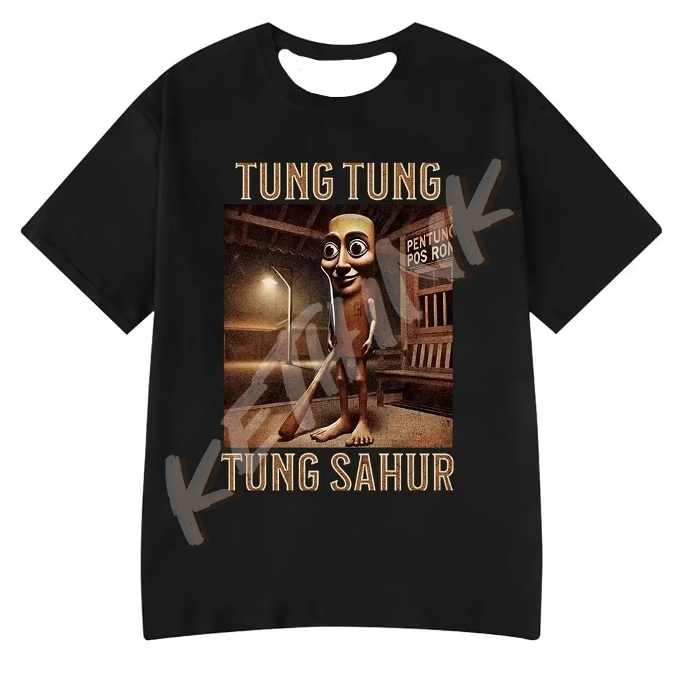 

Italian Brainrot Tralalero Tralala Tung Tung Tung Sahur Bombardiro Crocodilo Funny Meme T-Shirt Men Women Tees Y2k Tops