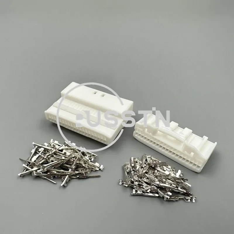 1 Set 40 Pin Automotive Connector 1674312-1 1318389-1 Auto Wire Harness Socket AC Assembly With Wires For Nissan