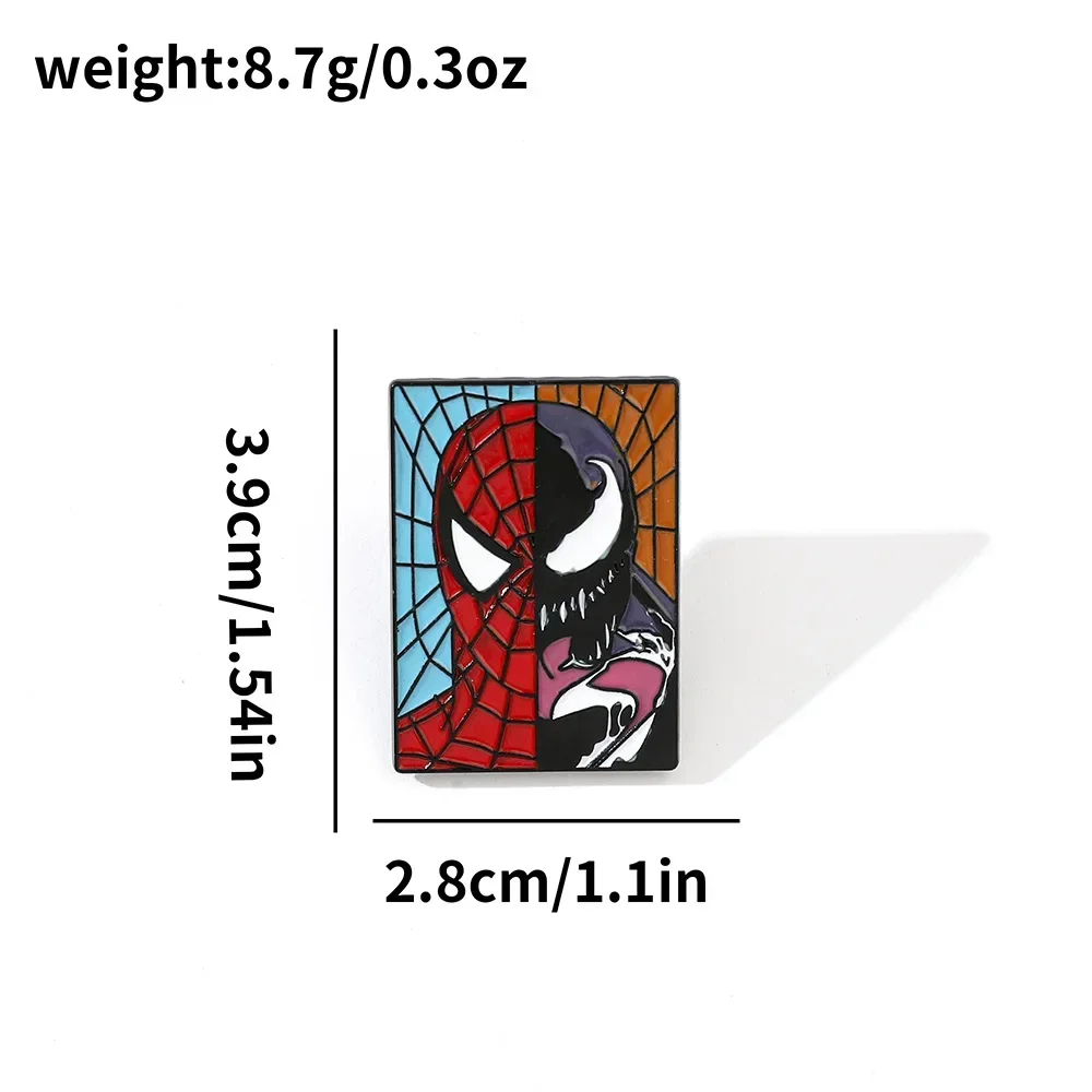 Venom: The Last Dance Enamel Pin Brooch Spiderman Punk Metal Classic Lapel Clothes Sweater Custom Kids Jewelry Gifts for Friens