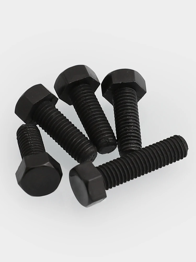 1-50Pcs  M3 - M12 Black Nylon Hexagonal Screw, Plastic Insulated Bolt  Bolt Length 4mm-100mm PA66