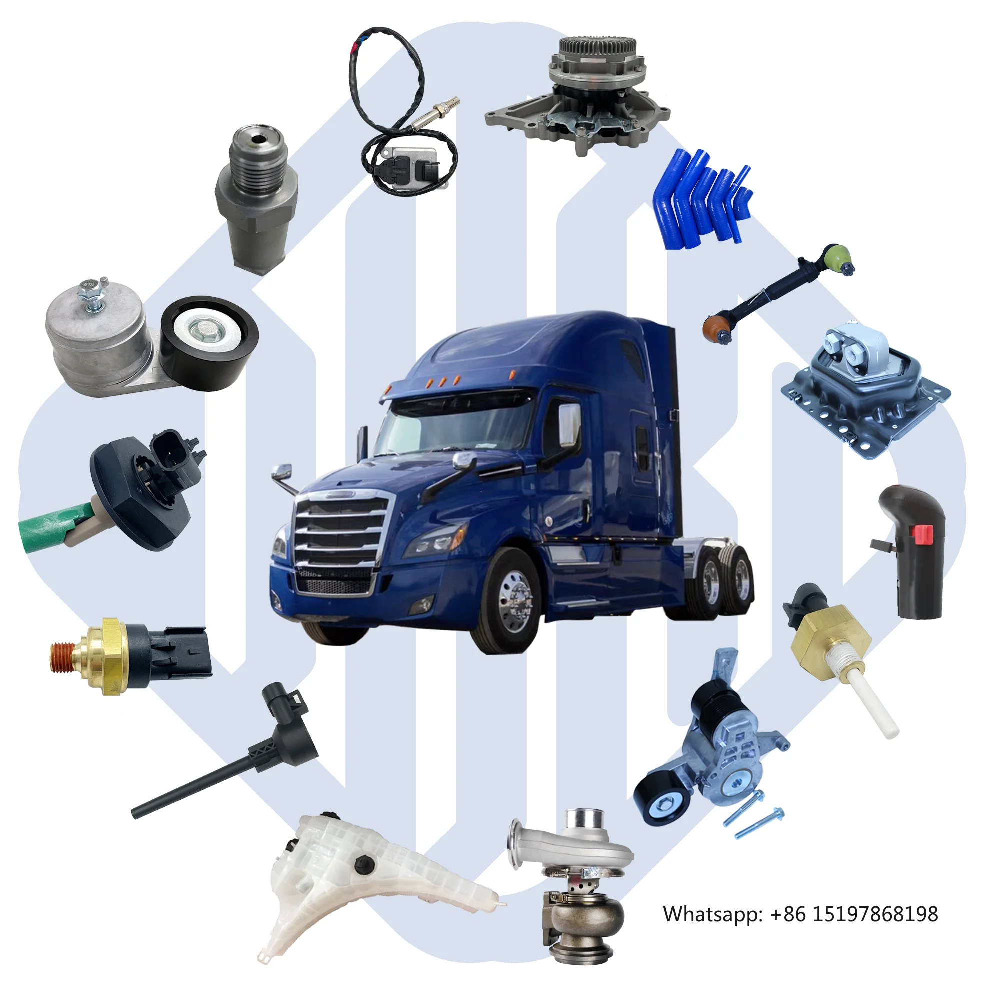 OURI Semi Truck Accesorios Piezas de motor para camión americano INTERNACIONAL KENWORTH PETERBILT CUMMINS FREIGLINER CASCADIA