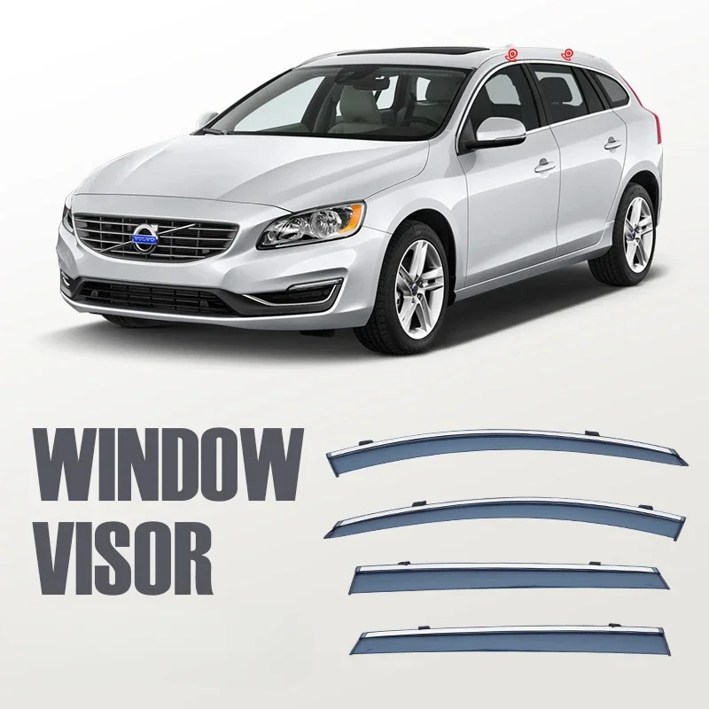 Suitable for Volvo V60 rain and shine rearview mirror Yumei VOLVO V60 CROSS Window visor