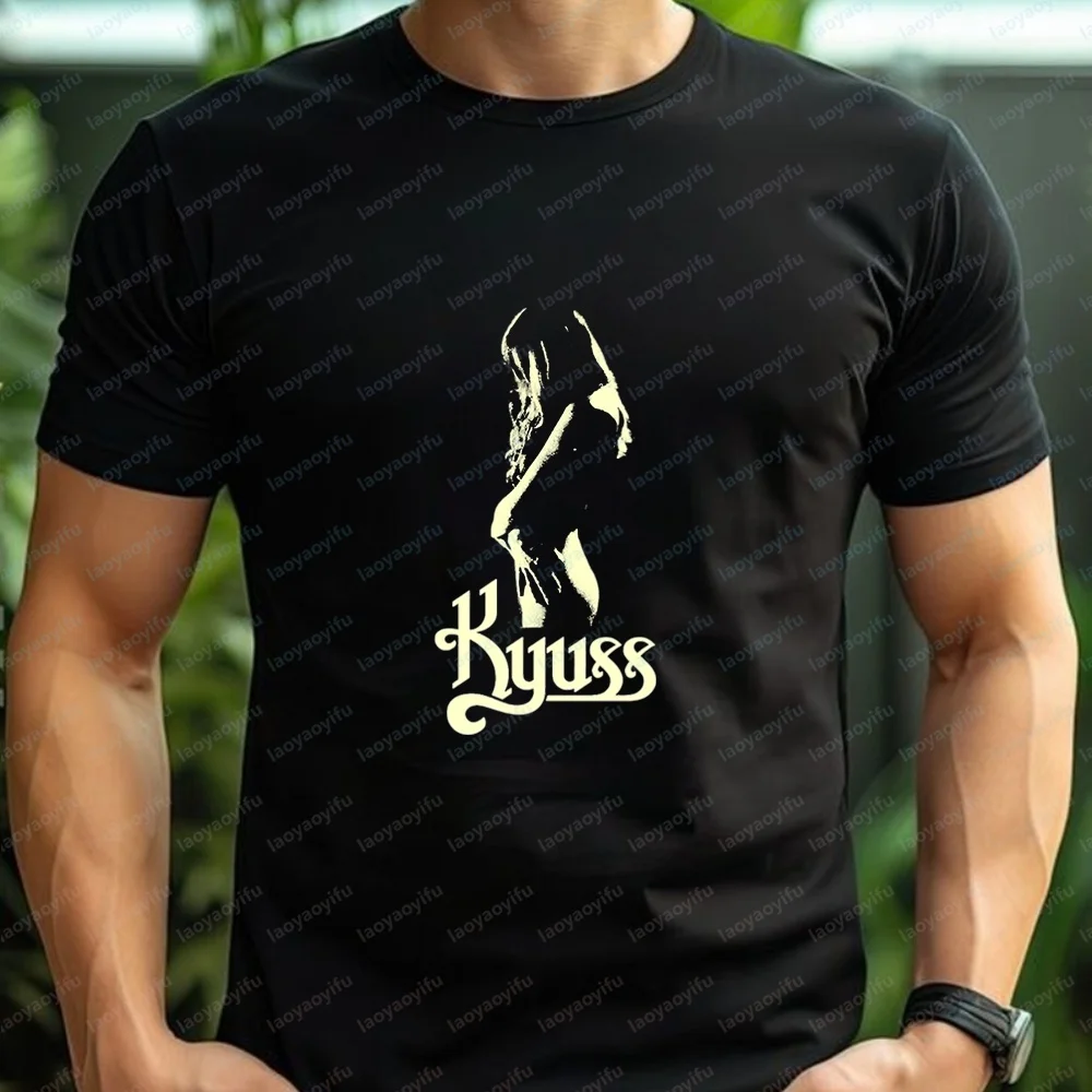 Kyuss Korean-style Commentary Men's Clothing Summer Short-sleeved Men's and Women's Universal Shirt Comfortable T-shirt