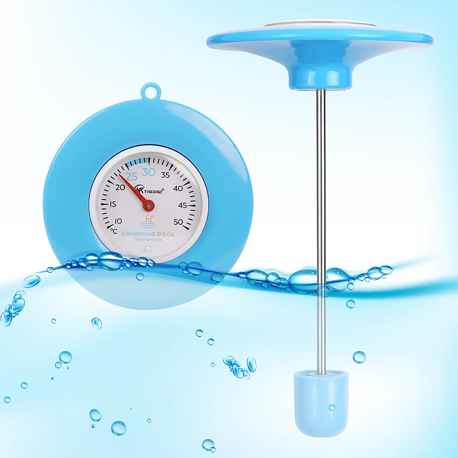 

KT THERMO Floating Pool Thermometer for Swimming Pool,Poolside Thermometer,Hot Tub Thermometer,Best Pool Thermometer