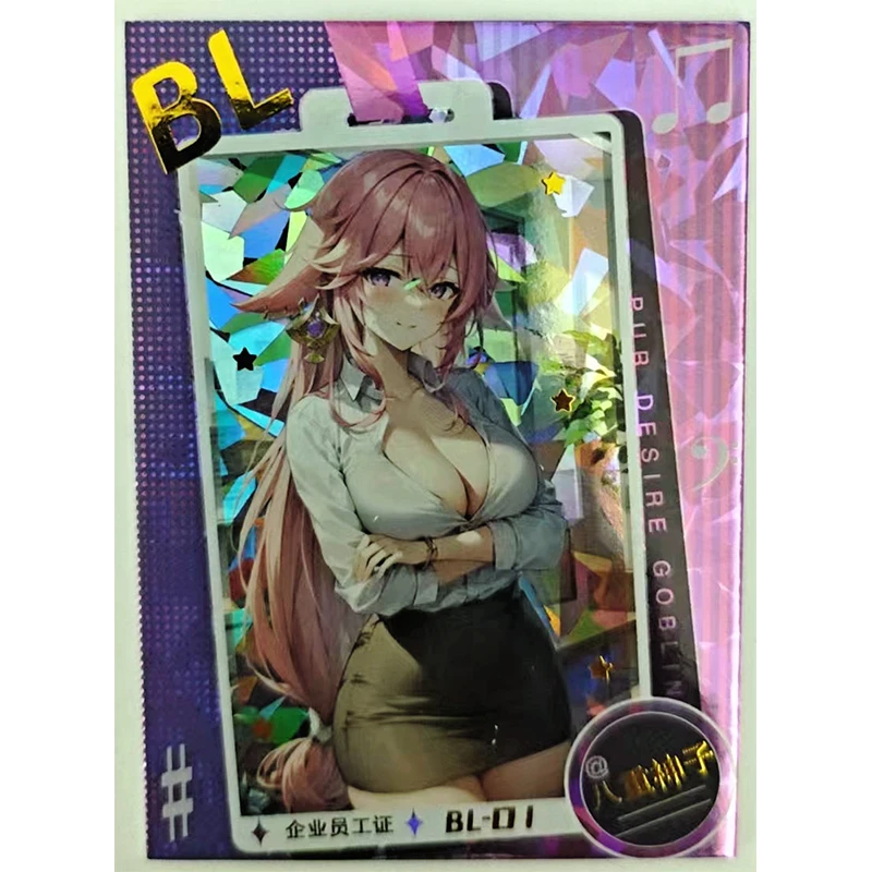 Anime Goddess Story Yae Miko Raiden Shogun Ganyu Kafka Shenhe Firefly Collectible Cards Christmas Birthday Gifts Children's Toys