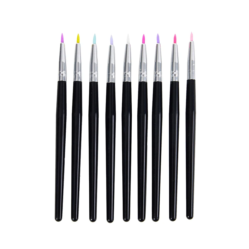 Brochas de maquillaje de silicona, delineador de ojos, herramientas de maquillaje, arte de uñas, pincel de uñas DIY, pincel Facial, pincel de maquillaje de belleza