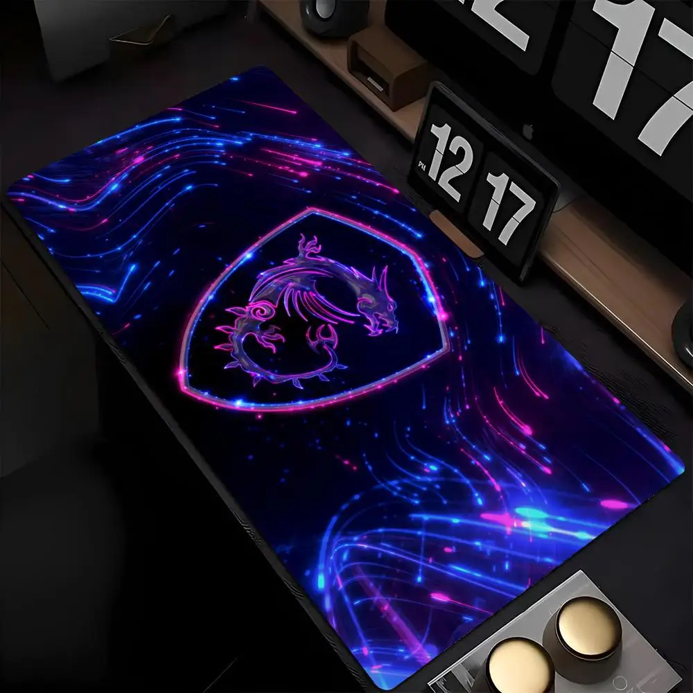 New Msi Mouse Pad Gamer Deskmat XXL Keyboard Mat Gaming Laptop Mousepad Desk Protector Mause Mats Pc Accessories Carpet