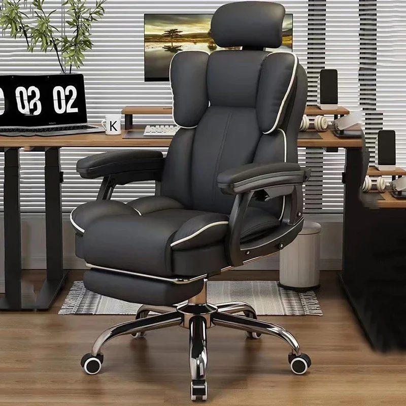 

Customizable Computer Chair Reclining Comfortable Sedentary Gaming Chair Desk Dormitory Live Study Swivel Backrest Sofa Chair