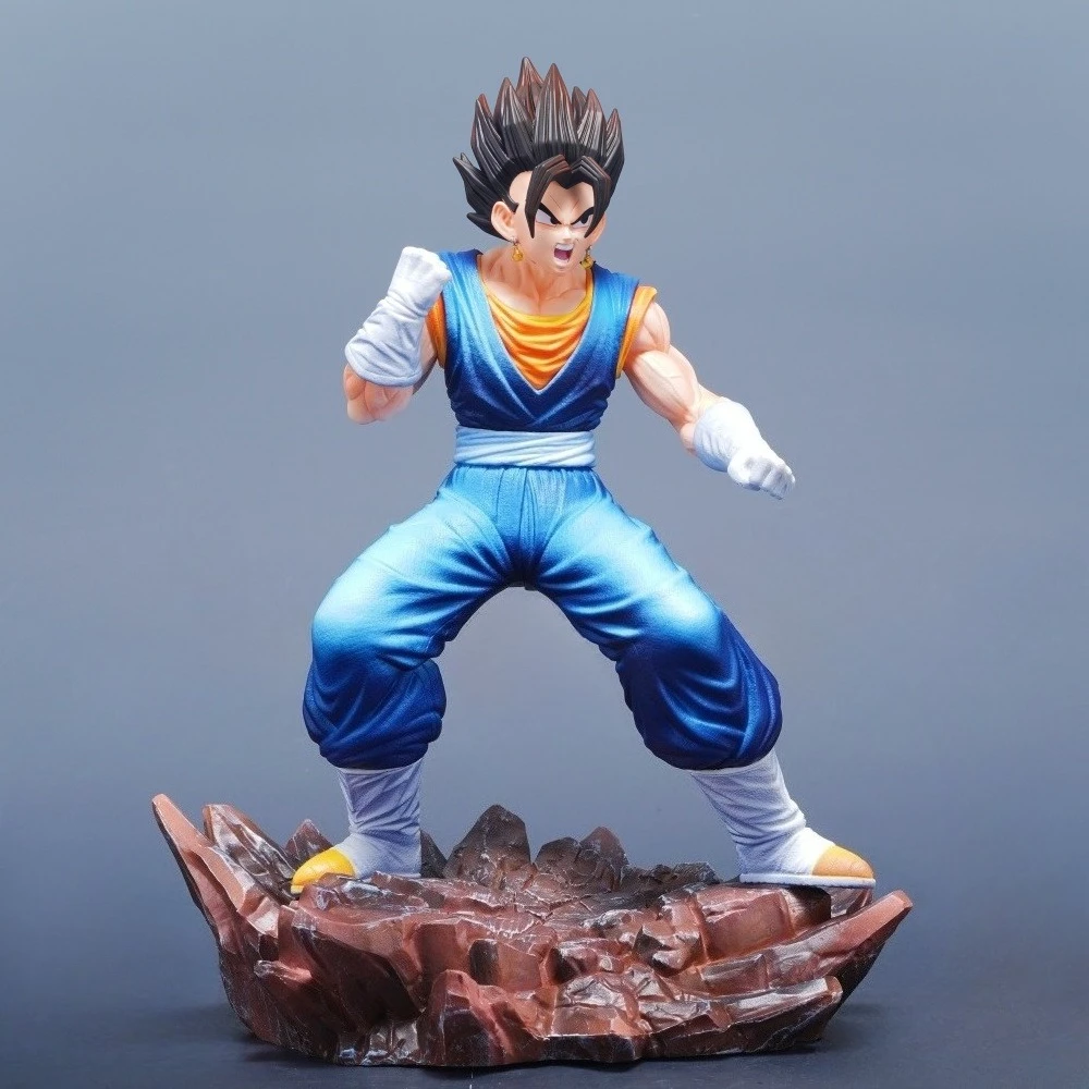 27 سنتيمتر/10.63in أنيمي لعبة دراغون بول الشكل فيجيتو عمل أرقام بولي كلوريد الفينيل تمثال سطح المكتب الزينة جمع نموذج اللعب الهدايا