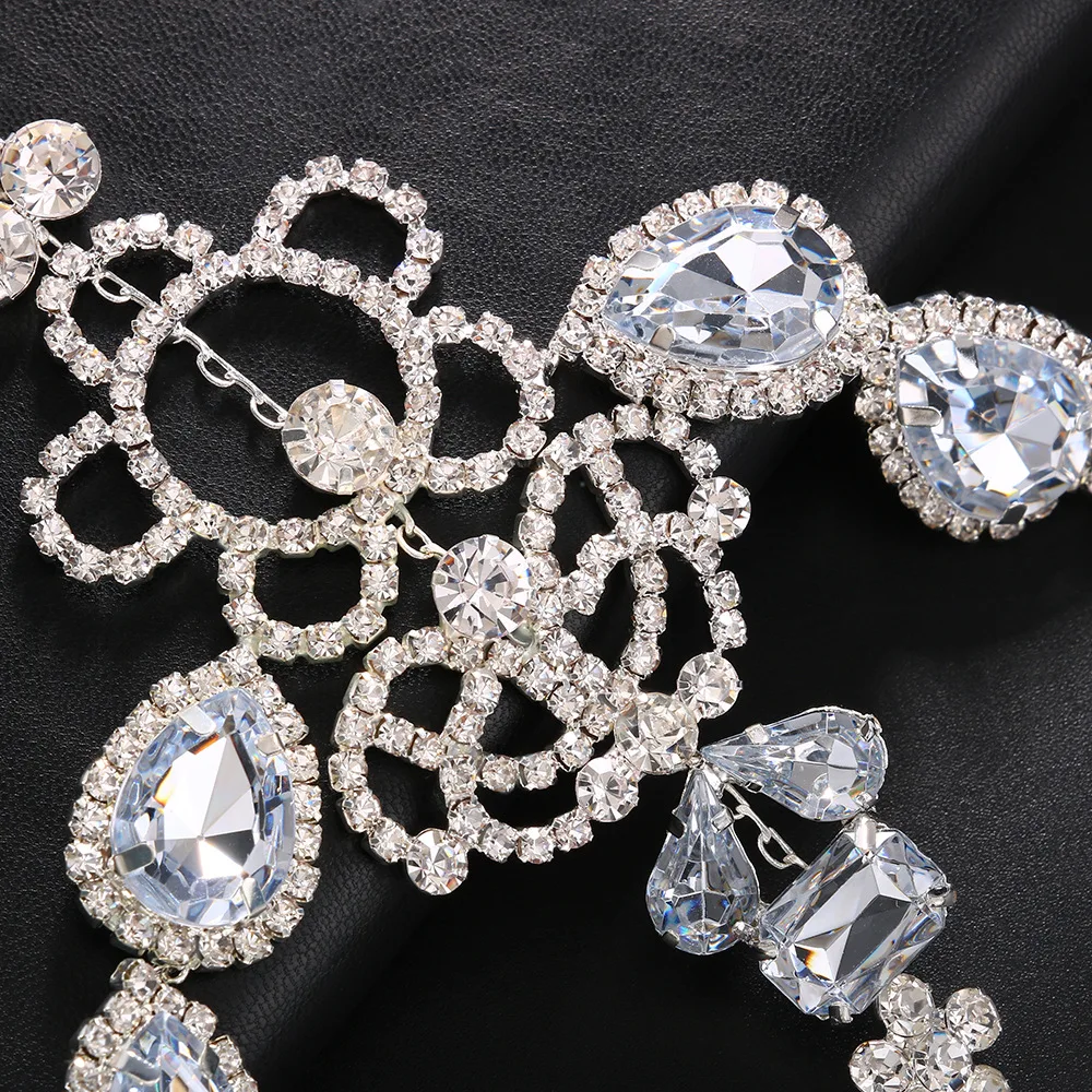 2024 Trend New Ladies fashion Rhinestone Mask Fringe Face accessories Dance Party jewelry accessories