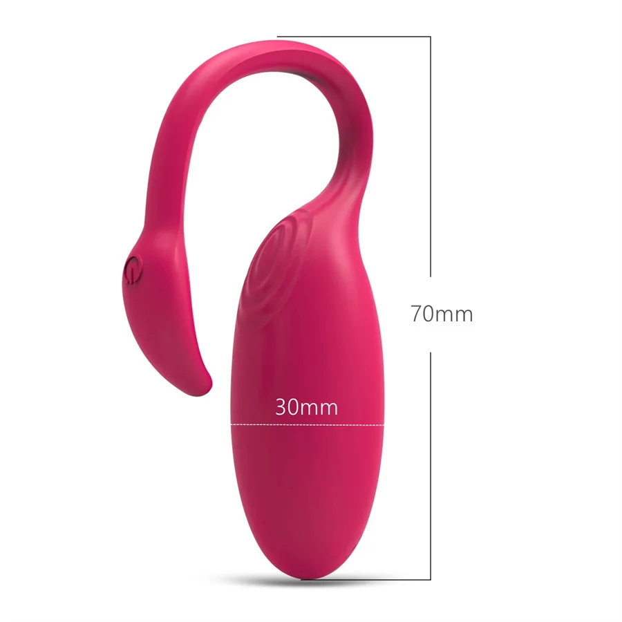 Flamingo APP Bluetooth Vibrating Egg Clitoris Stimulator G-spot Massager Vibrating Ball Magic Motion Vibrator Sex Toy For Woman