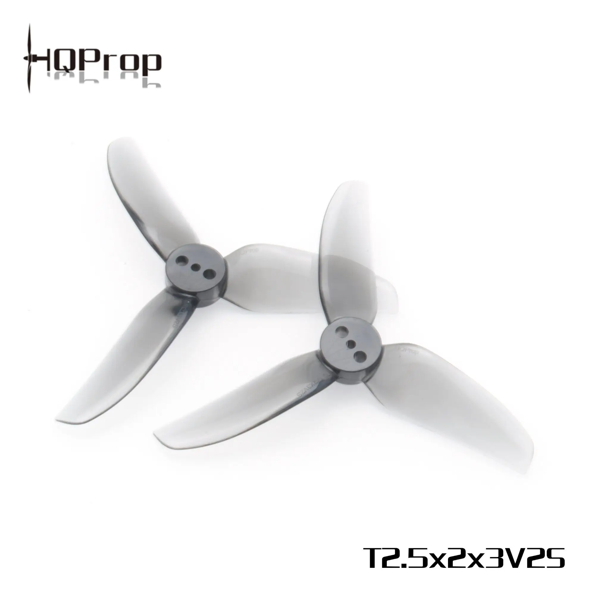 4Pairs HQProp T2.5X2X3V2S 2.5 Inch 3-Blade PC Propeller 4CW 4CCW  Reverse Thrust FPV Cinematic Drone Props