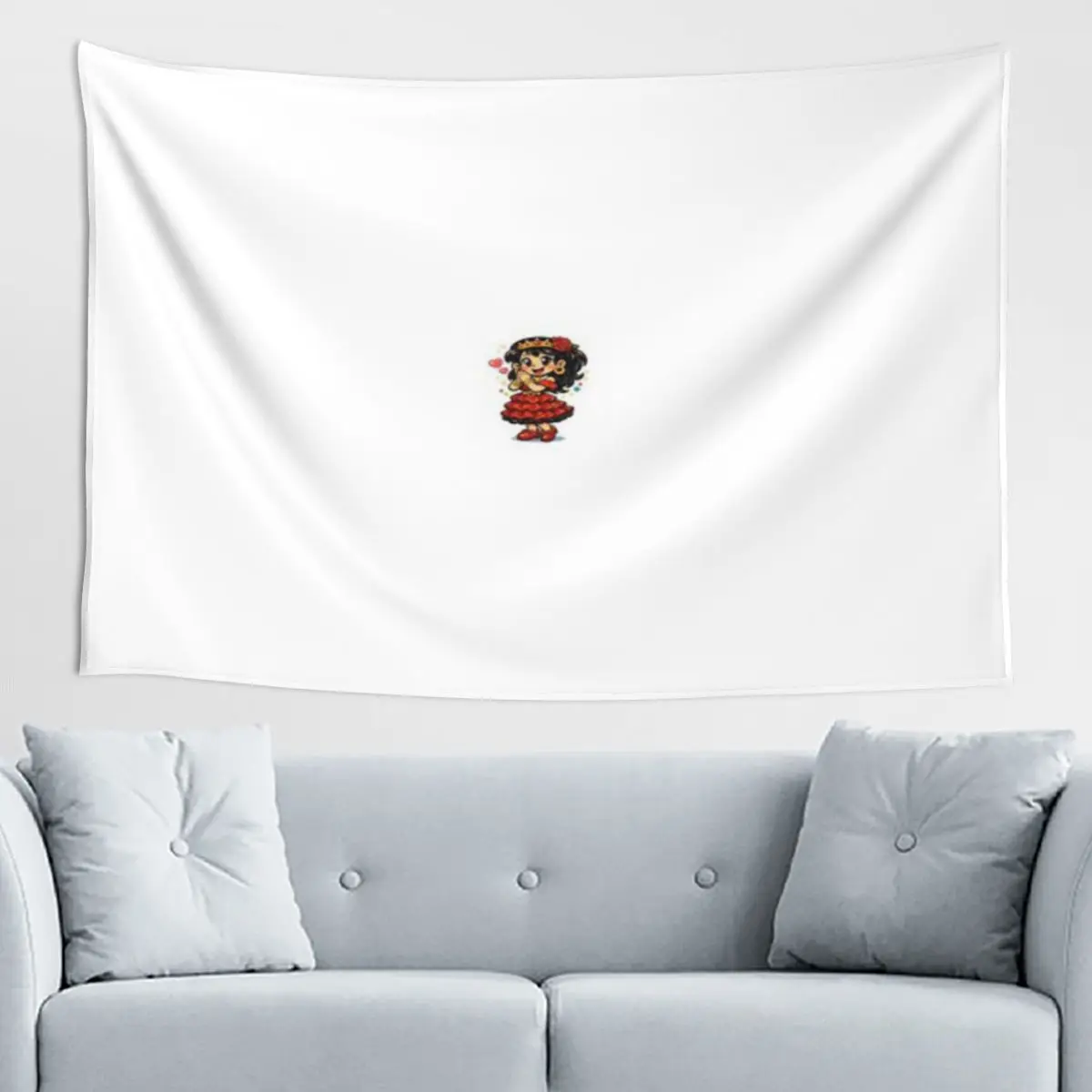 Tapeçaria Princesa Pombagira Ocean, tapeçaria indiana para quarto, decoração de apartamento