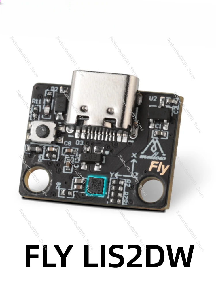 FLY3D printer multi-nozzle bracket high-precision USB accelerometer LIS2DW KlIpper resonance compensation