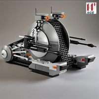 MINISO New Space Hegemony Movie Scene Tank Droid  Model DIY Assembly Toy Children Birthday Gift MOC-75015