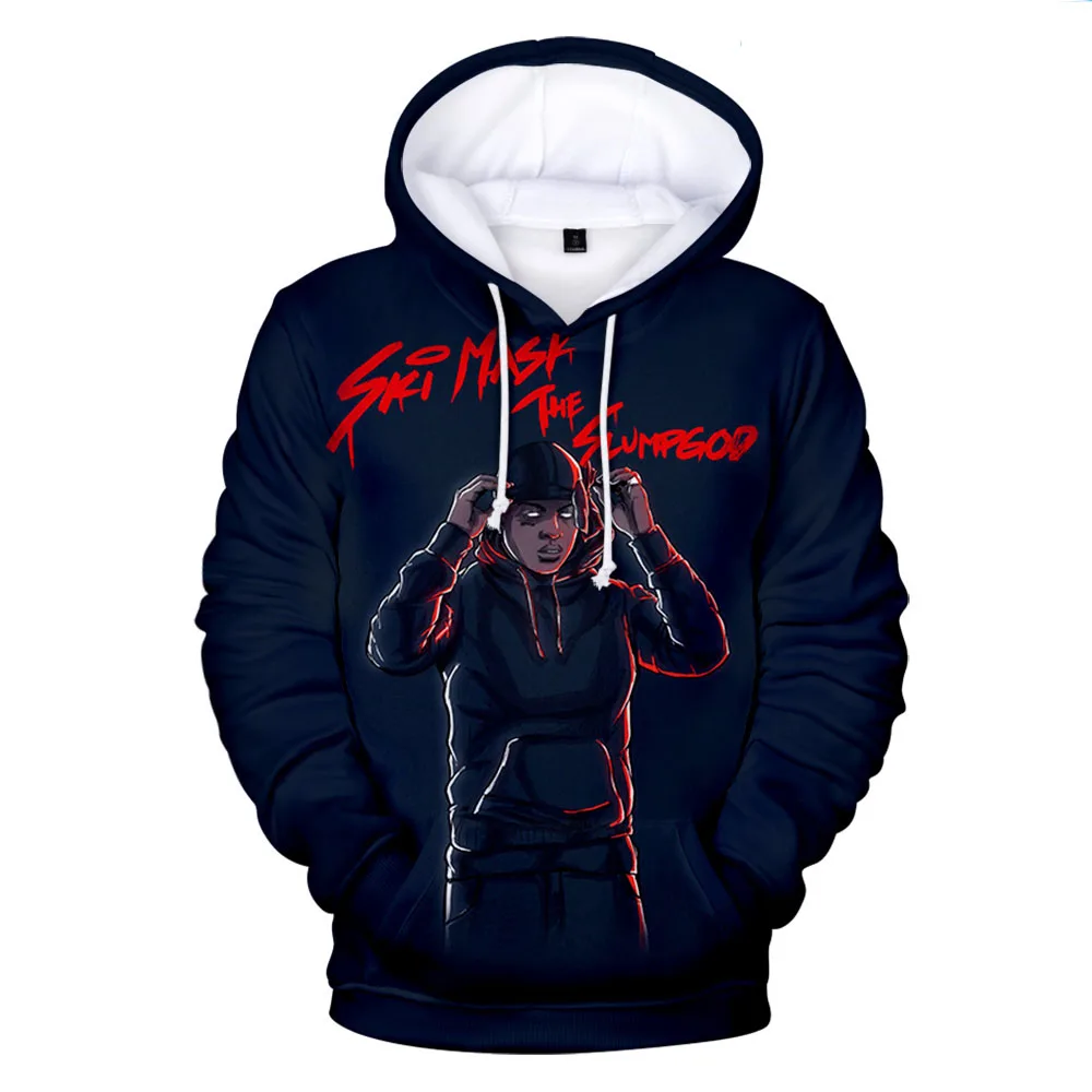 New  SKI MASK THE SLUMP GOD Hoodie Sweatshirt Men Women 3D Cool Rapper Hip Hop Fashion Plus Size Streetwear Personality Coat