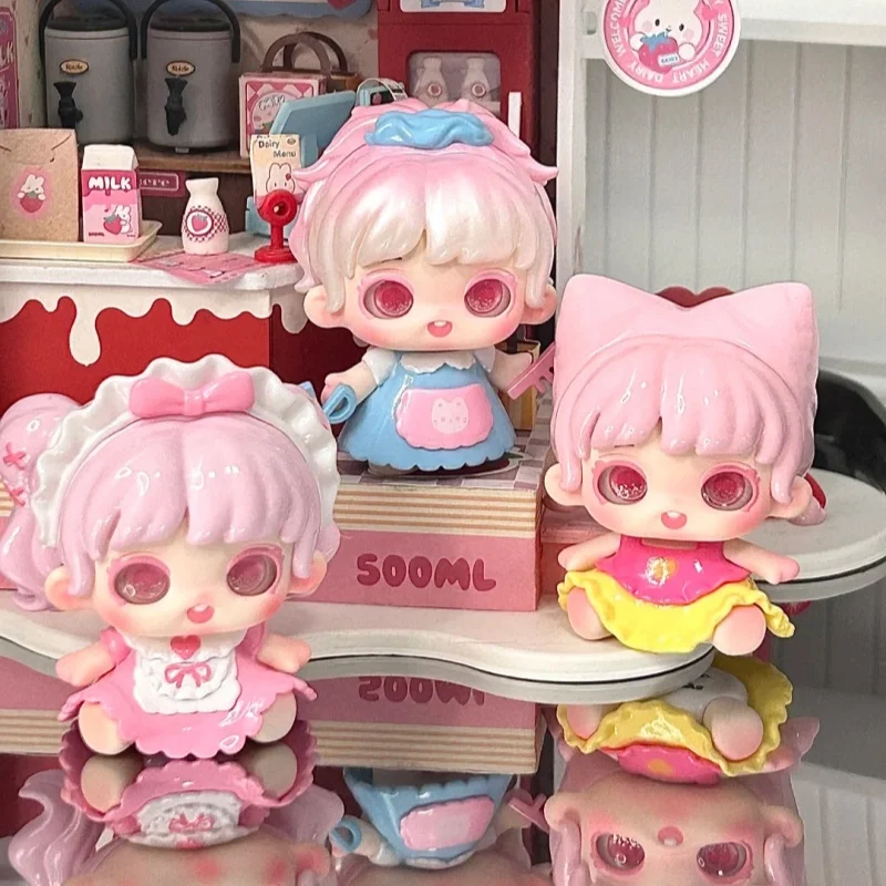 Miana อเนกประสงค์จัดแต่งทรงผม House Series น่ารักเม็ด MINI กล่องตาบอดอินเทรนด์ของเล่นตุ๊กตาสาวคอลเลกชันของขวัญเดสก์ท็อปของเล่นของขวัญ