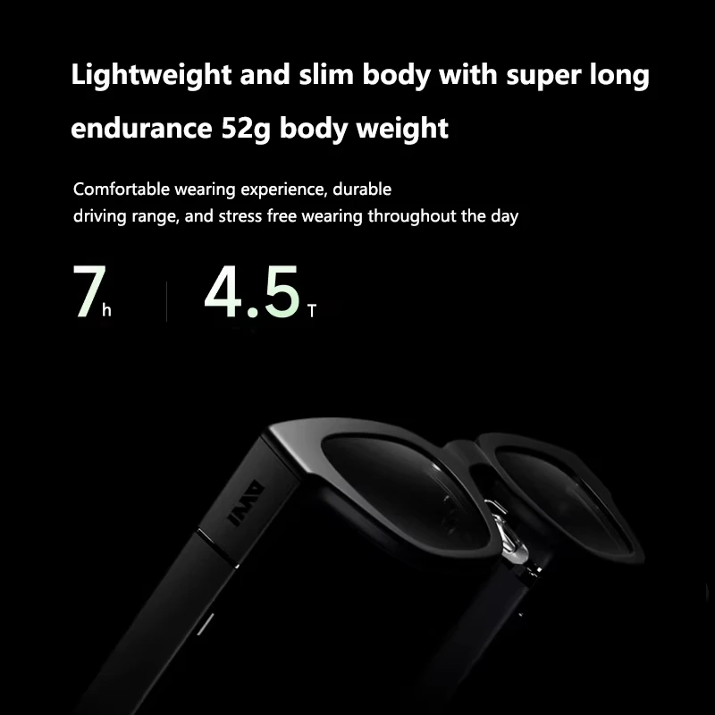 INMO Go Smart AR Glasses Real Wireless Ultra Light AI Assistant Translator Glasses for Music/Call/Translator/Prompter/Navigation