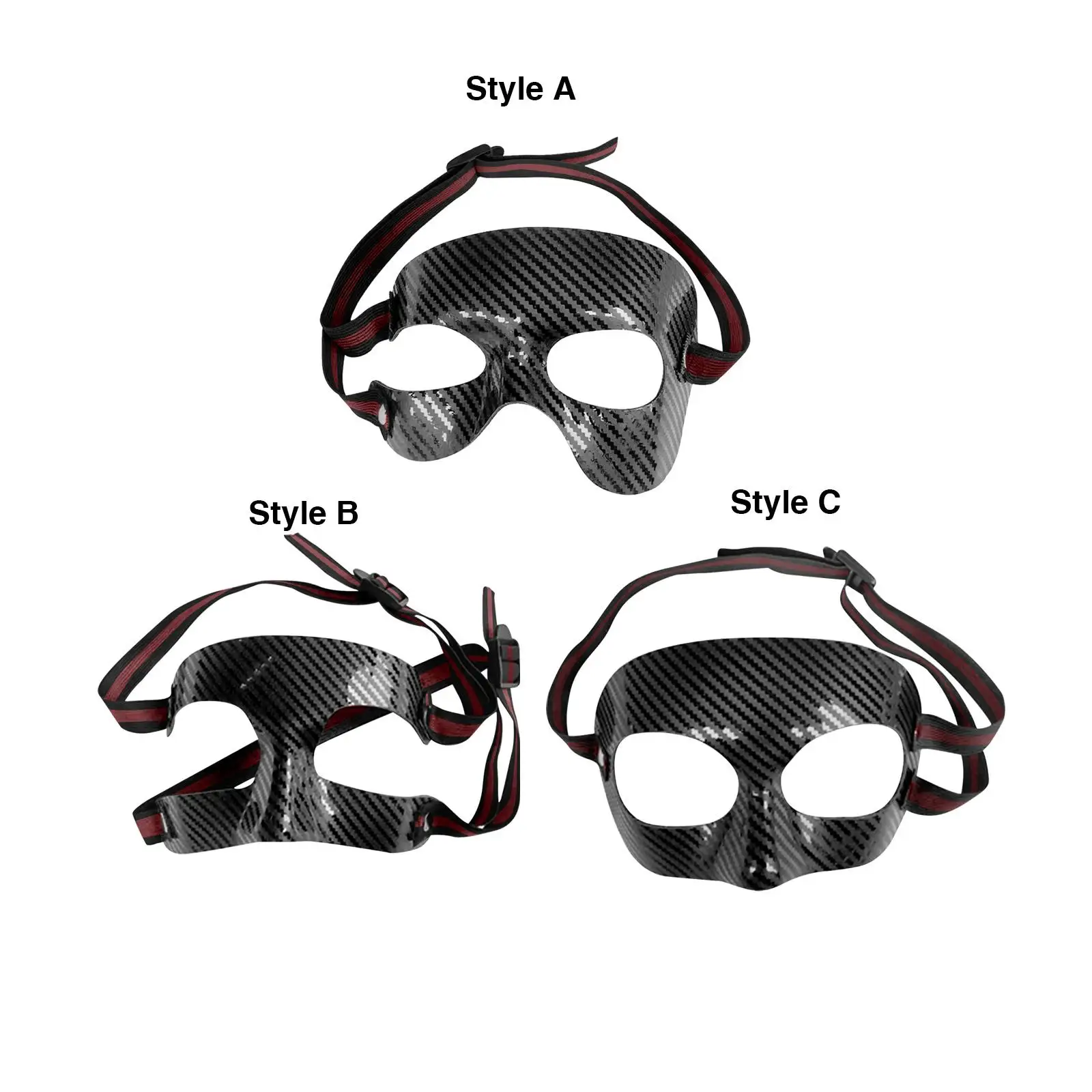 Nose Guards Face Shield Cosplay Athletic Sports Face Masks Basketball Mask Face Guard for Broken Nose Youth Boxing Kids Karate