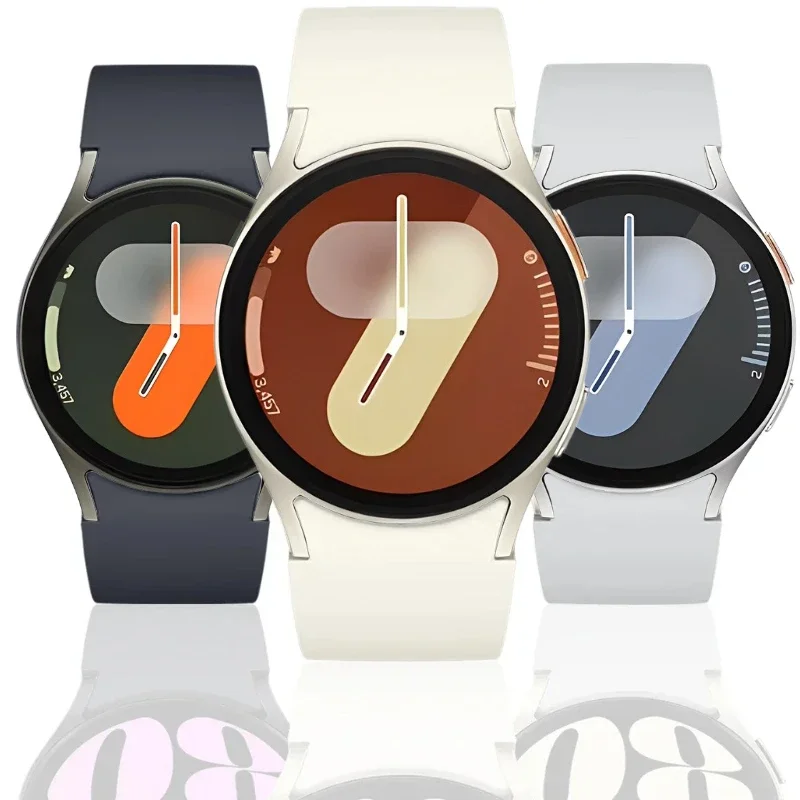 Silicone Strap For Samsung Galaxy Watch 7/6/5/4 40mm 44mm 5 Pro Original Bracelet No Gap Galaxy Watch 6 4 Classic 47mm 43mm Band