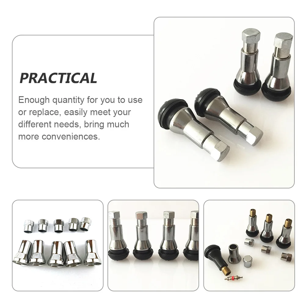 

2 set Stem Caps Sleeves Stylish Car Tire Wheel Dress Up Kit Durable Plastic Auto Truck Wheel Caps Decoration 413Ac