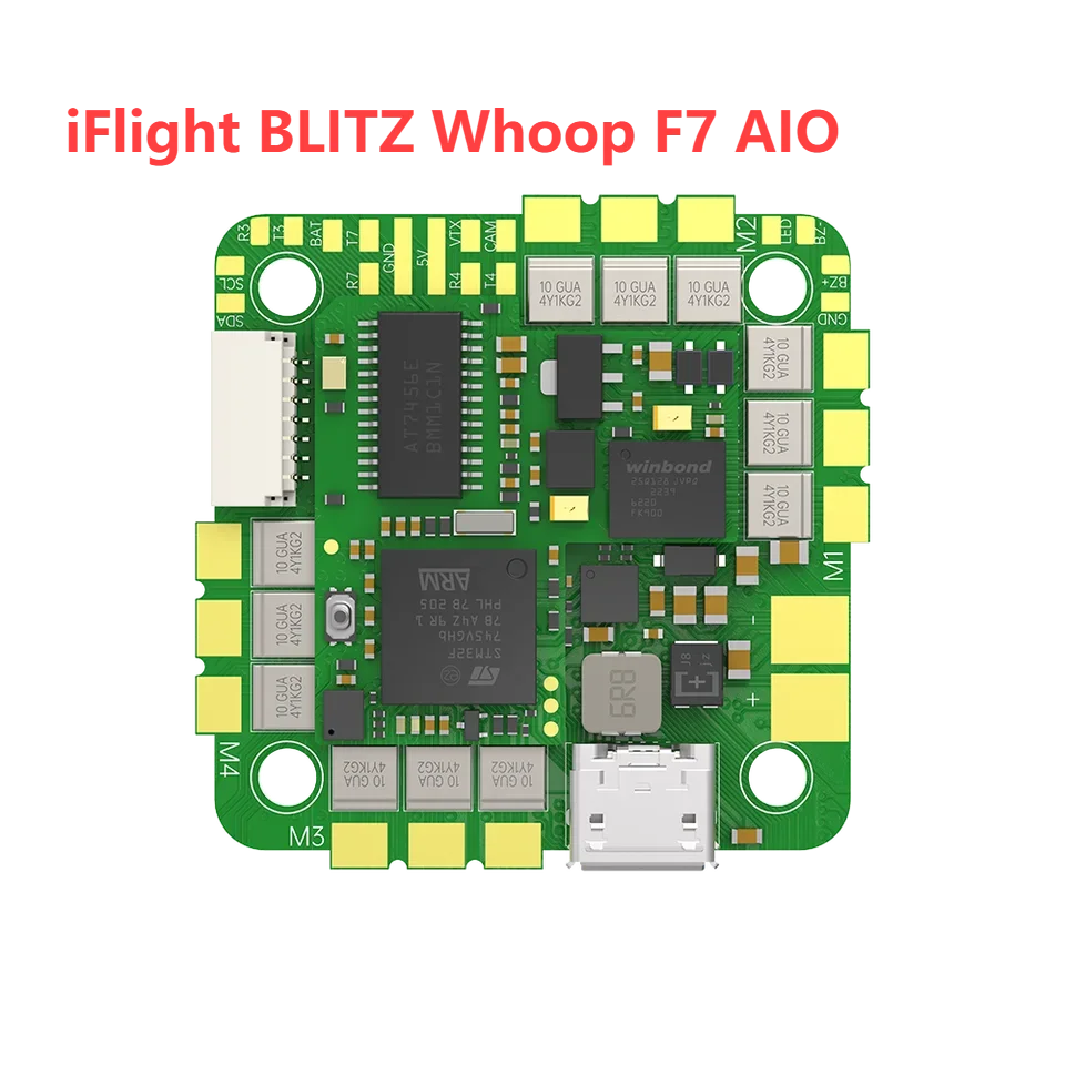 iFlight BLITZ Whoop F7 AIO Flight Controller 2-6S 55A ESC with 25.5*25.5mm Mounting pattern for FPV drone