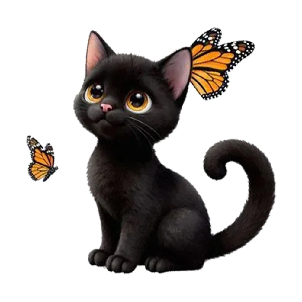 Hаклейка на авто Черный кот Creative Decorative Stickers, Suitable for a Variety of Scene Decorations, Such As Cars, Trucks