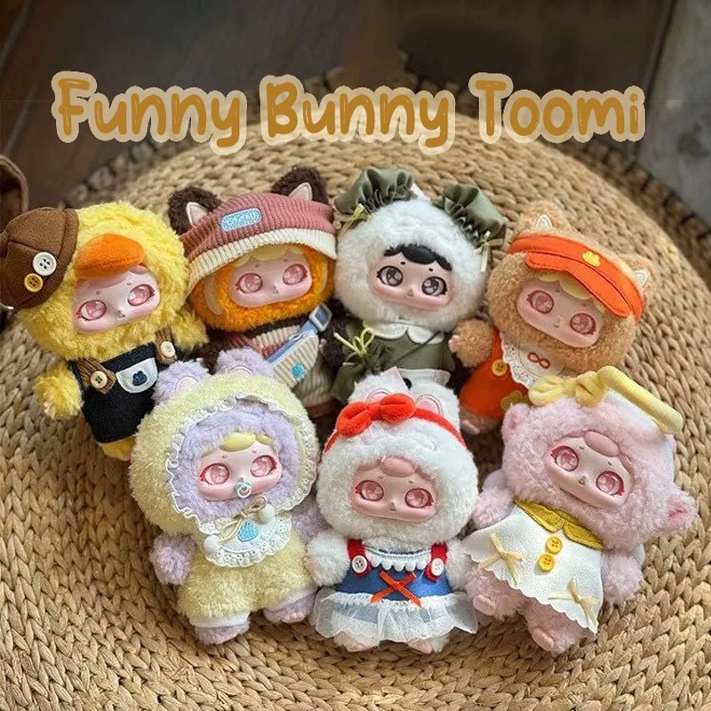 

Funny Bunny Toomi Series Plush Blind Box Cute Dolls Keychains Messenger Bags Pendants Trendy Mystery Box Figure Decoration Gifts