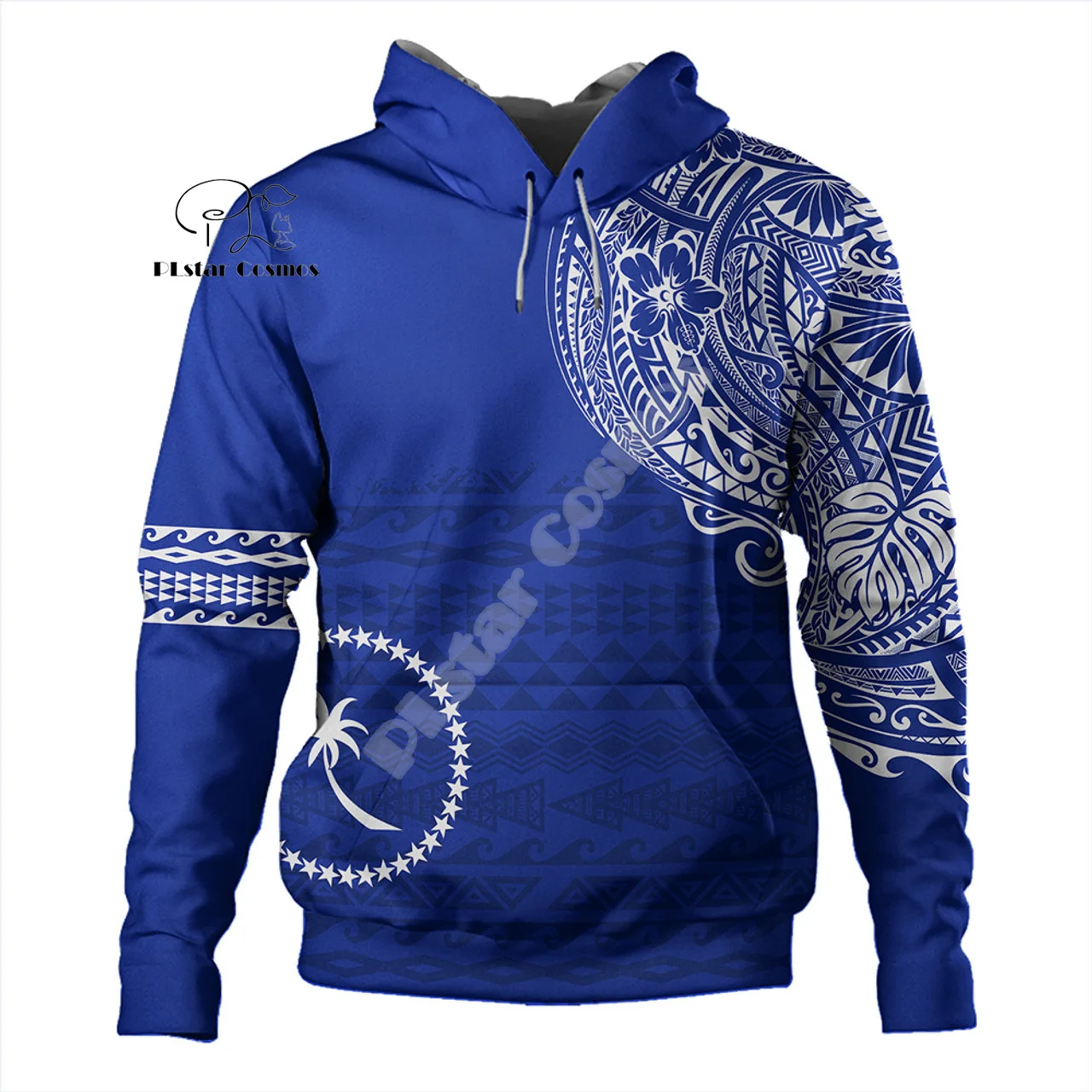 Chuuk Micronesian Island Country Flag Tattoo Culture Tribe Retro Vintage 3DPrint Pullover Harajuku Casual Funny Hoodies Jacket D