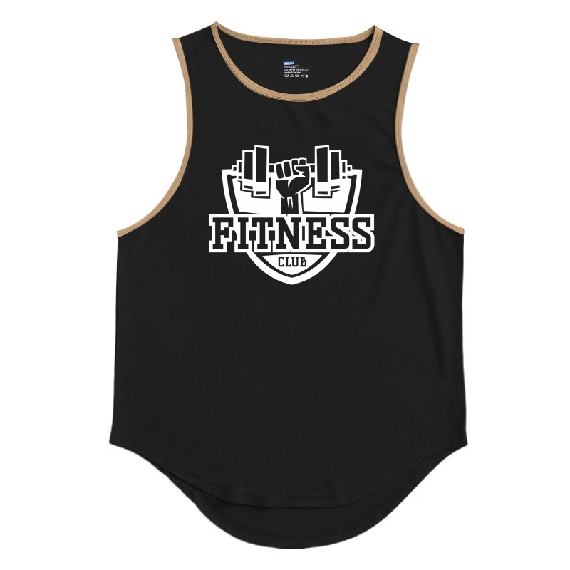 

Men Gym Vest Summer Breathable Quick-drying Sleeveless T Shirt Fitness Basketball Sportswear Tank Tops Men's Clothing Singlets